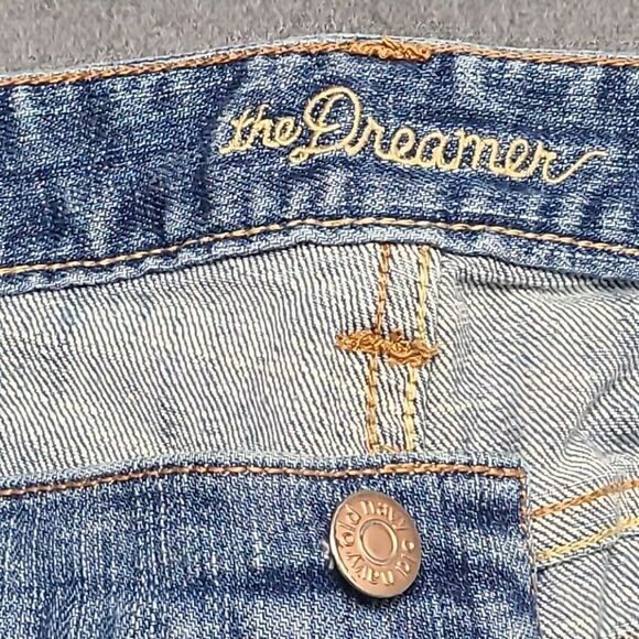 Old Navy The Dreamer Womens Jeans‎ 10 Reg Boot Flare Light Blue Stretch Denim - Picture 5 of 9